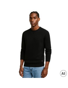 TOMMY HILFIGER JERSEY DM0DM19438_NG NEGRO (M)