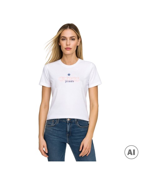 GUESS CAMISETAS W4YI12J1314_BL BLANCO (W) GUESS CAMISETAS W4YI12J1314_BL BLANCO (W)