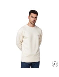 CALVIN KLEIN SUDADERA J30J327115_CRU CRUDO (M)