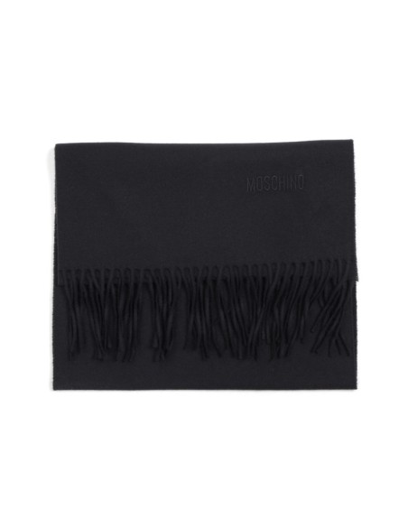 MOSCHINO BUFANDA 50092M5165_NG NEGRO (COM)