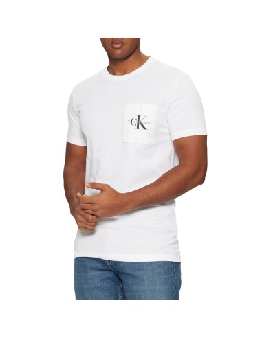 CALVIN KLEIN CAMISETAS J30J320936_BL BLANCO (M)